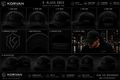 KORVAN Black Onyx Deep-Fit A-Frame Cap