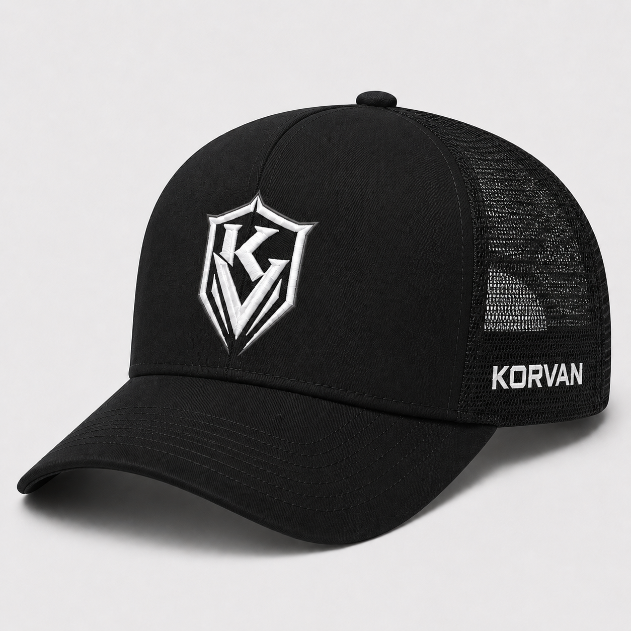 KORVAN Mesh-Back A-Frame Cap
