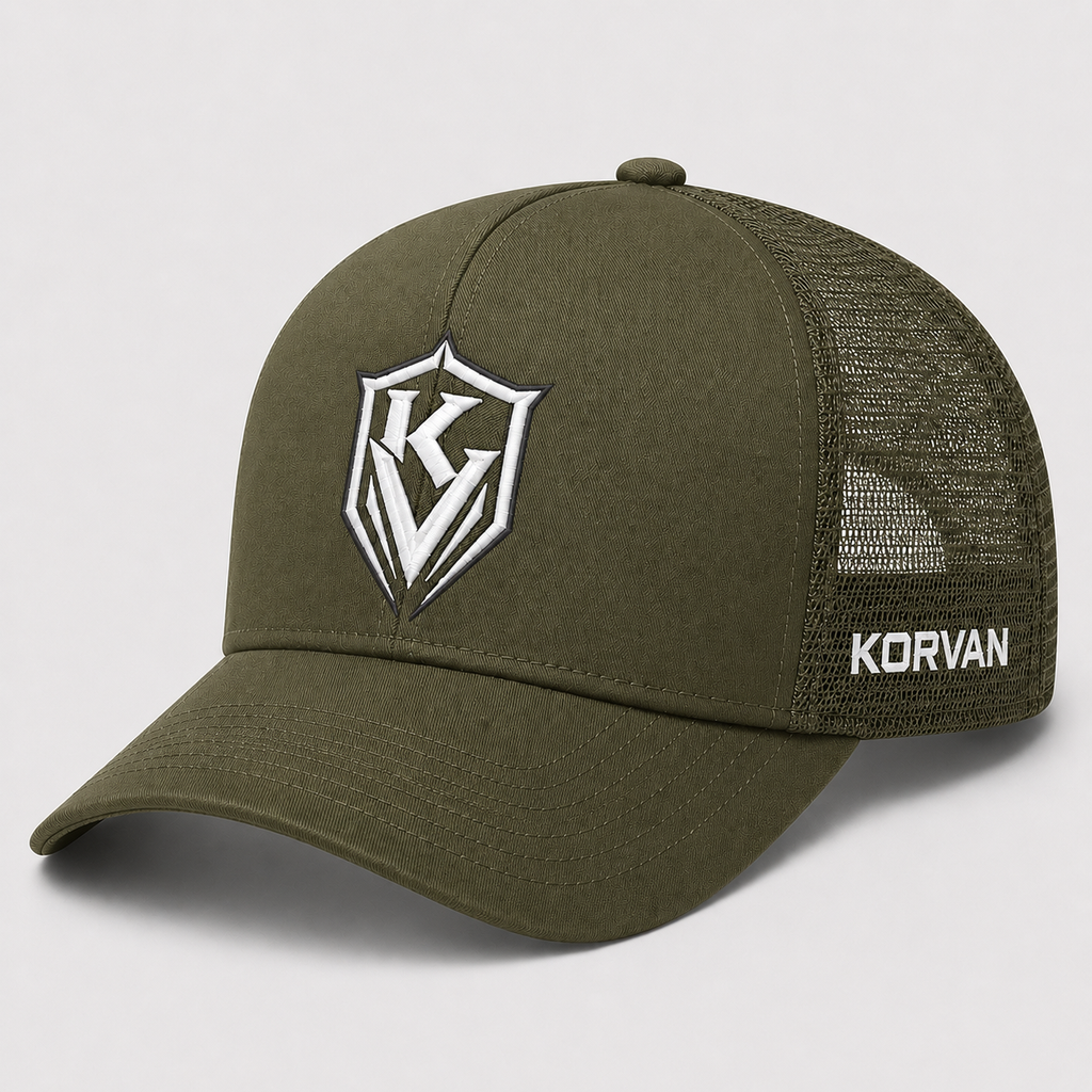 KORVAN Mesh-Back A-Frame Cap