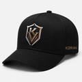 KORVAN Black Onyx Deep-Fit A-Frame Cap